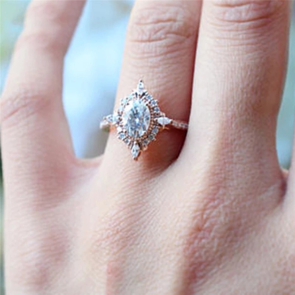 5โญ๏ธ FAV BESTSELLER CZ dainty vintage diamond ring - Picture 4 of 7